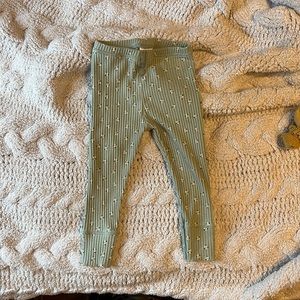 Zara 2-3T floral ribbed leggings